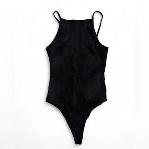 Wilfred Black Ribbed Bodysuit